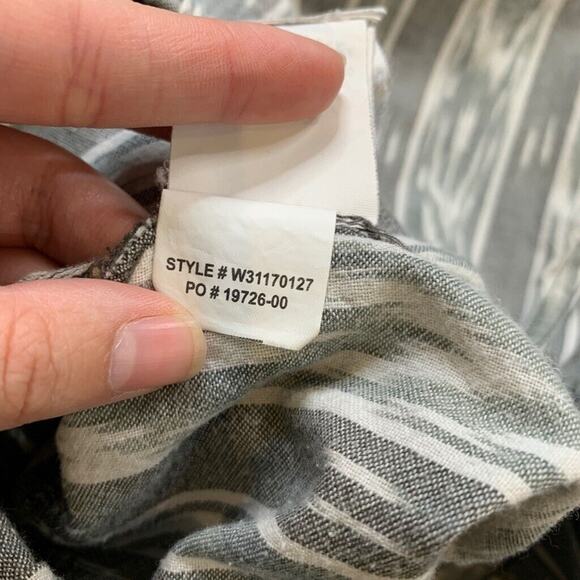 Prana Shorts Womens Extra Small Gray Organic Cotton Reba Printed Pull On Pockets - Picture 10 of 12